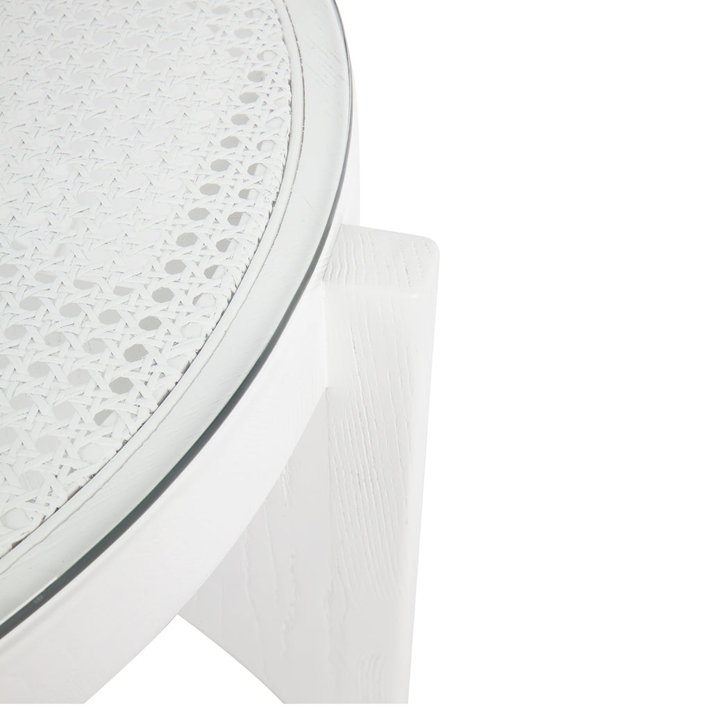 Oasis Rattan Coffee Table - Medium White