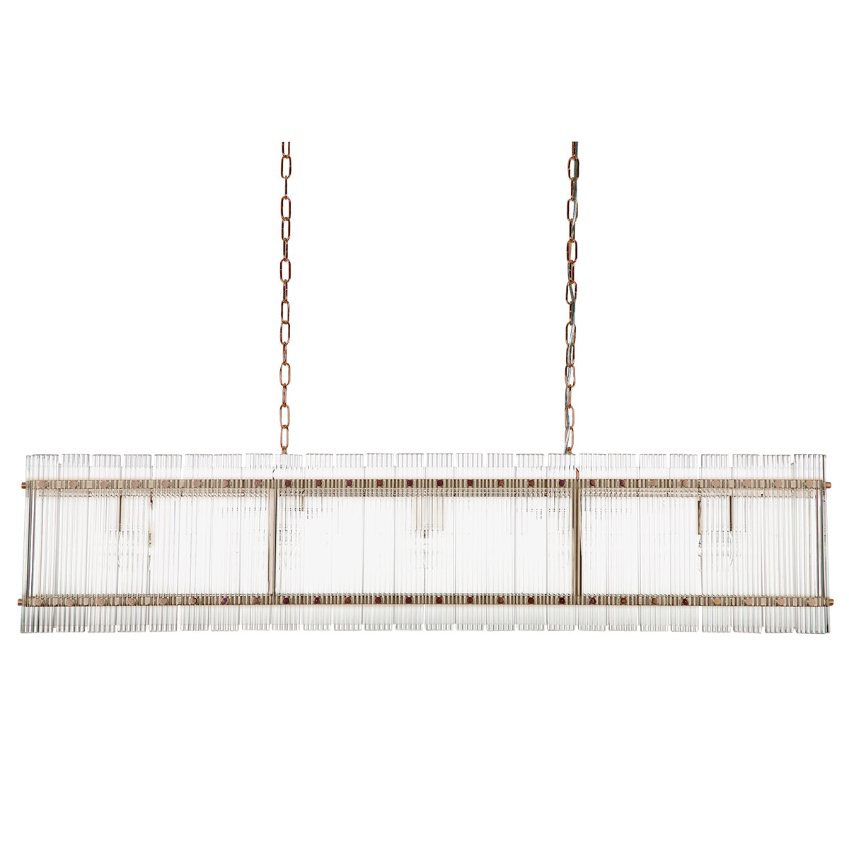 Paloma Pendant - Linear Brass