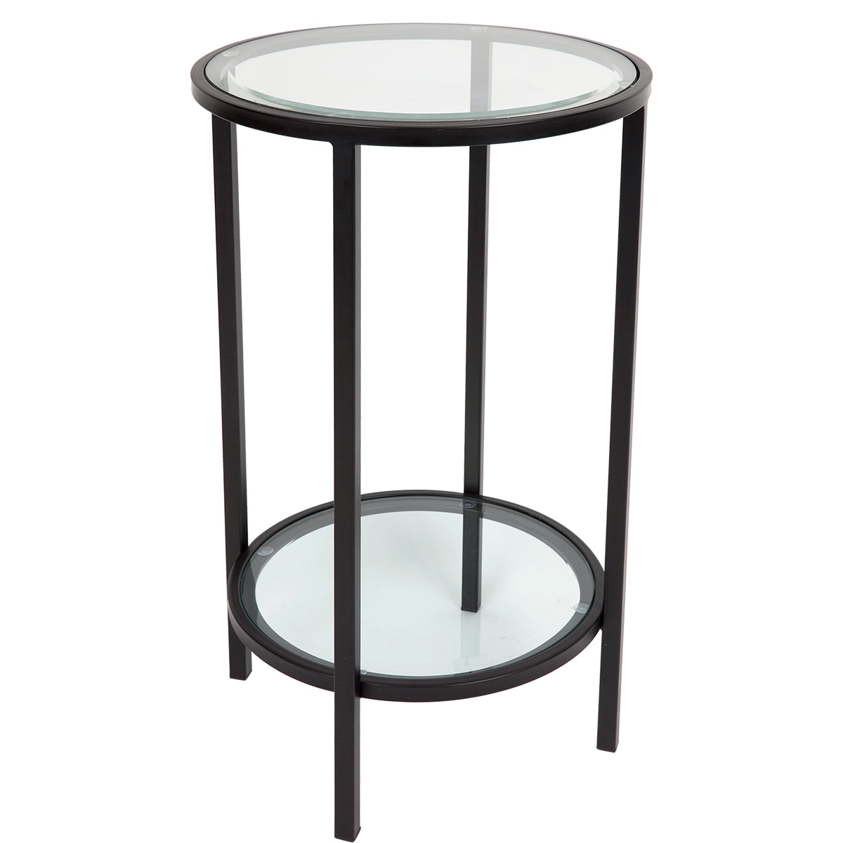 Cocktail Glass Petite Side Table - Black