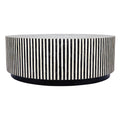 Makayla Bone Inlay Coffee Table - Black