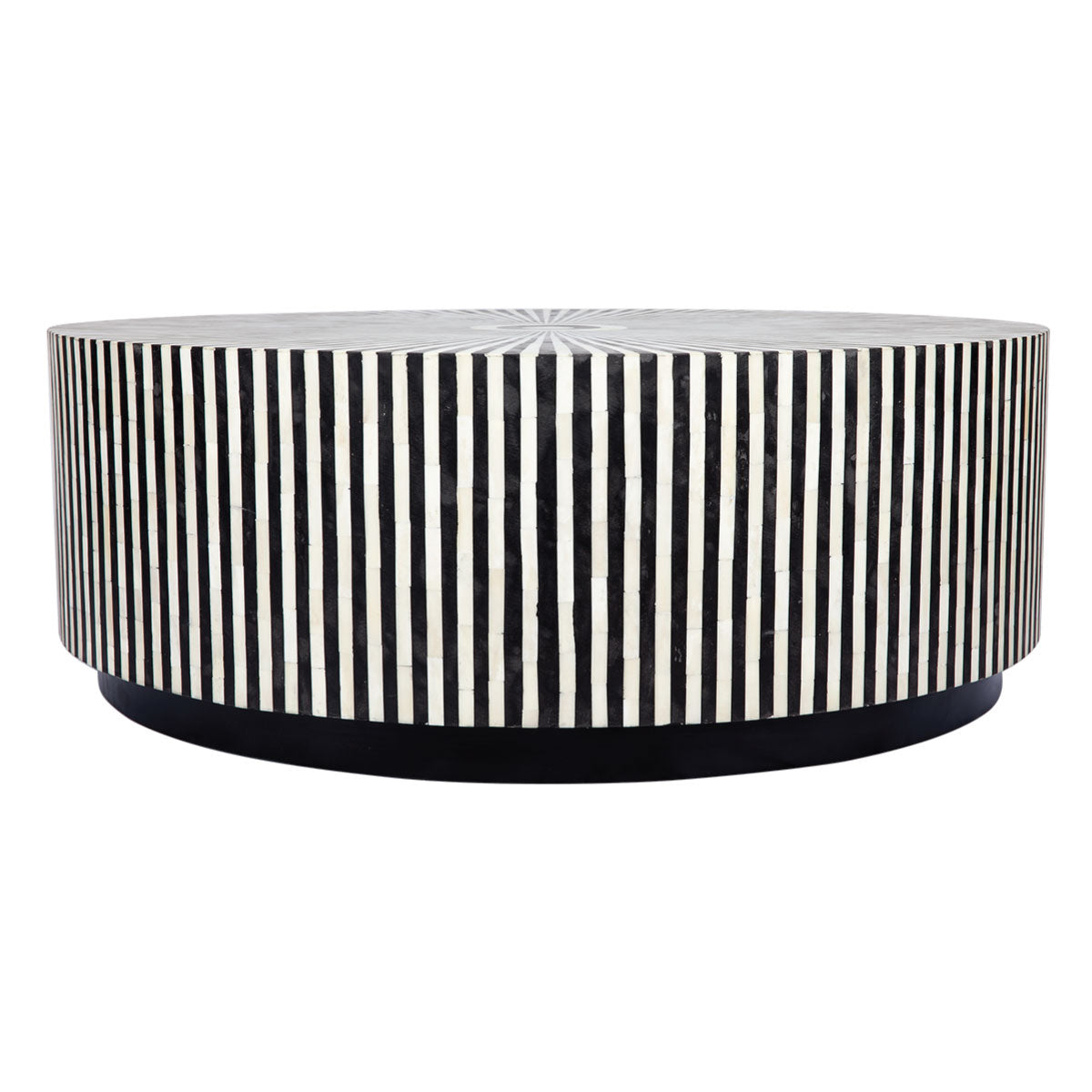 Makayla Bone Inlay Coffee Table - Black
