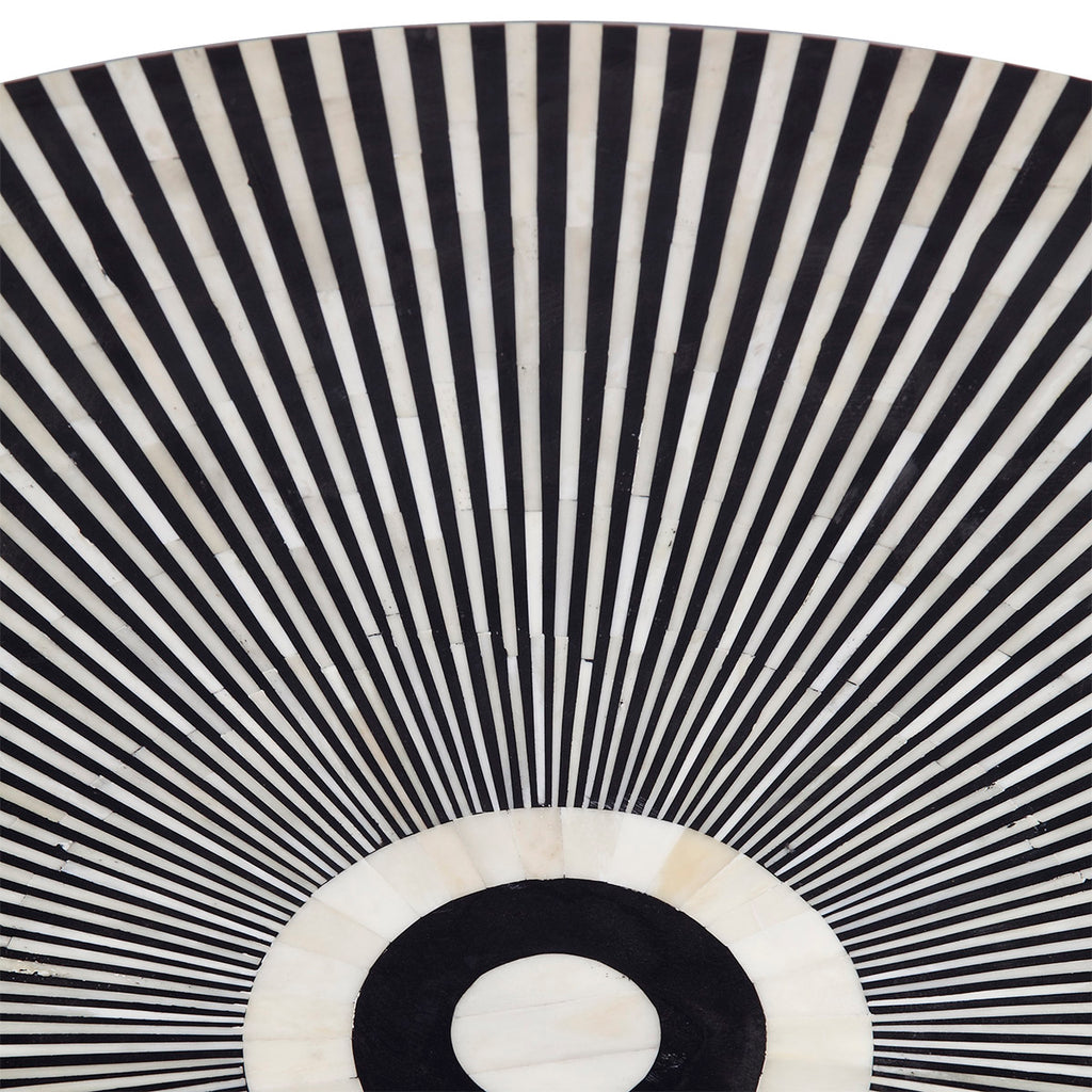 Makayla Bone Inlay Coffee Table - Black