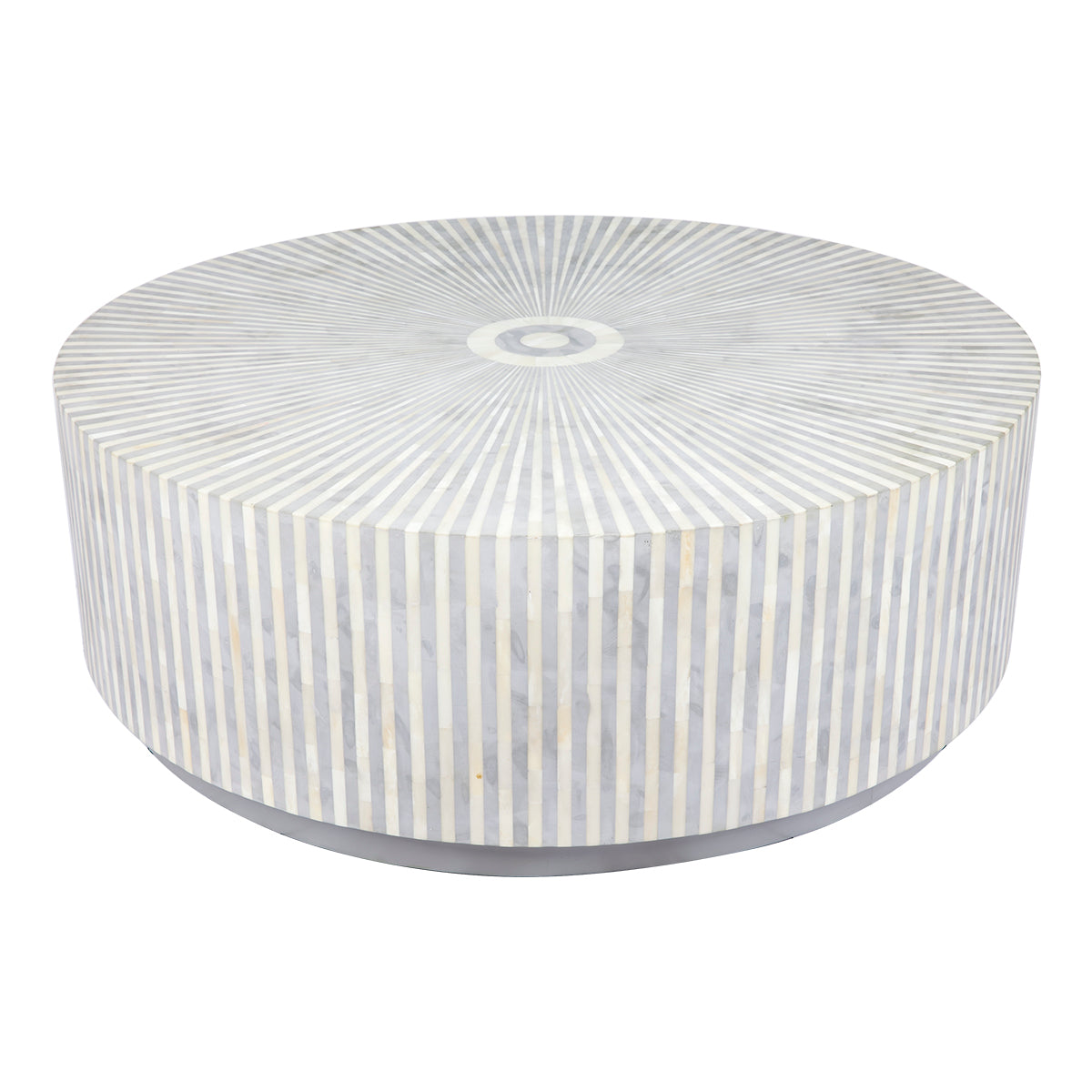 Makayla Bone Inlay Coffee Table - Grey