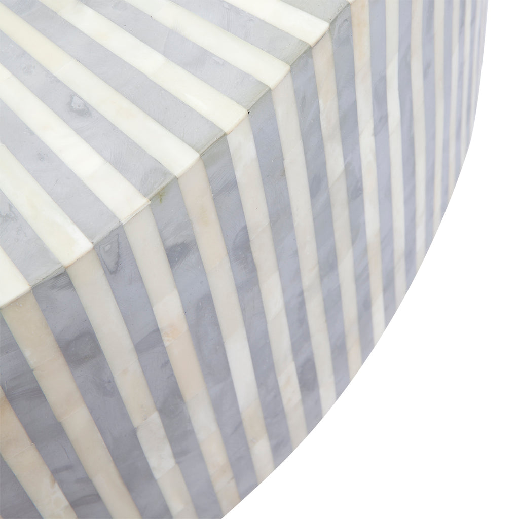 Makayla Bone Inlay Coffee Table - Grey