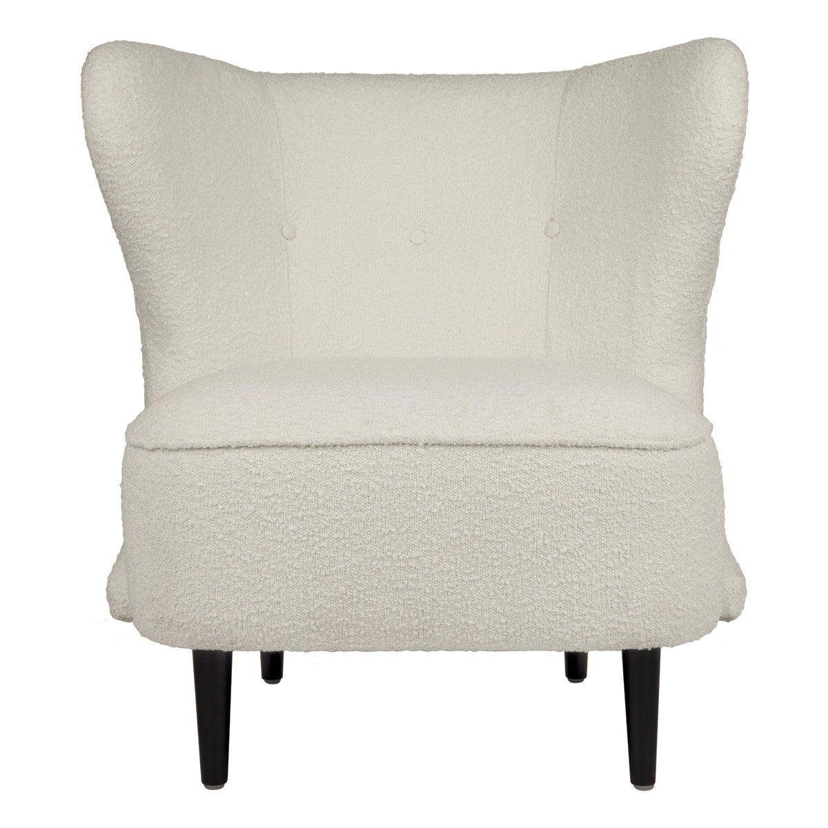 Abigail Occasional Chair - White Boucle