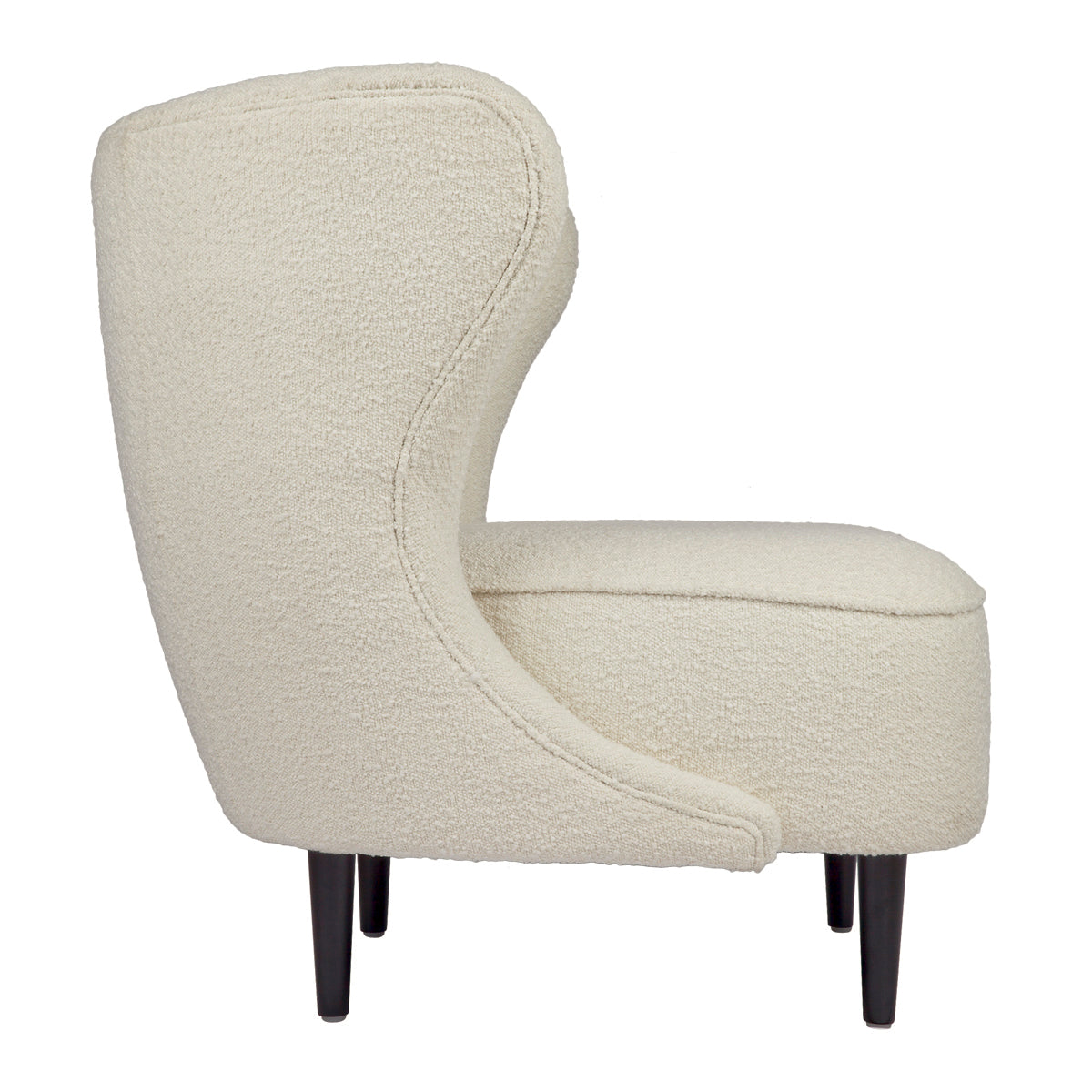 Abigail Occasional Chair - White Boucle