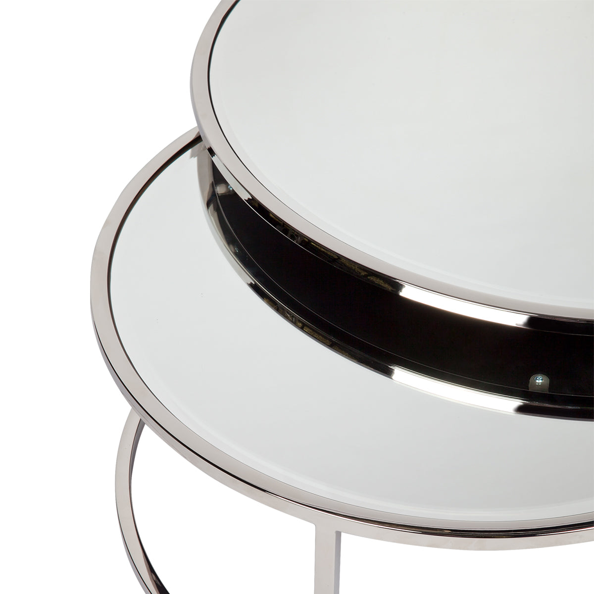 Serene Nesting Coffee Tables - Nickel