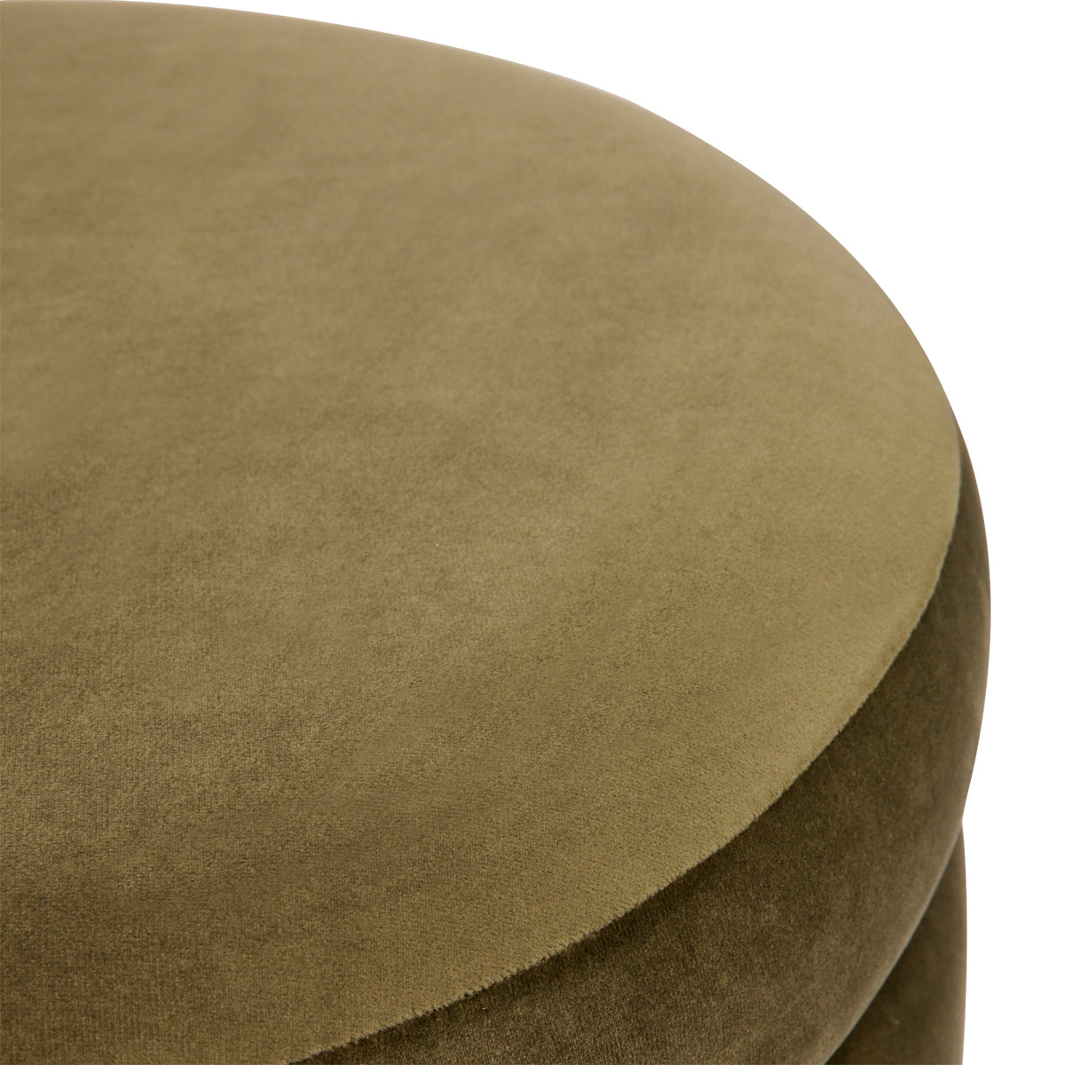 Demi Stool - Olive Velvet