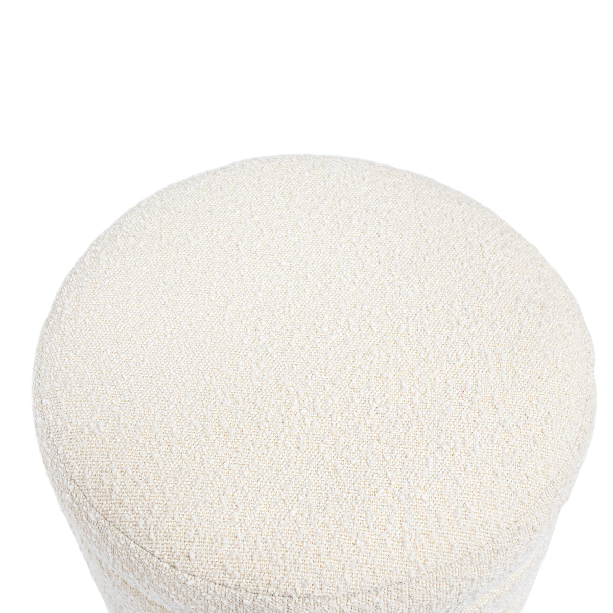 Demi Stool - White Boucle