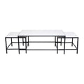 Cocktail Stone Nesting Coffee Tables - Black **discontinued**