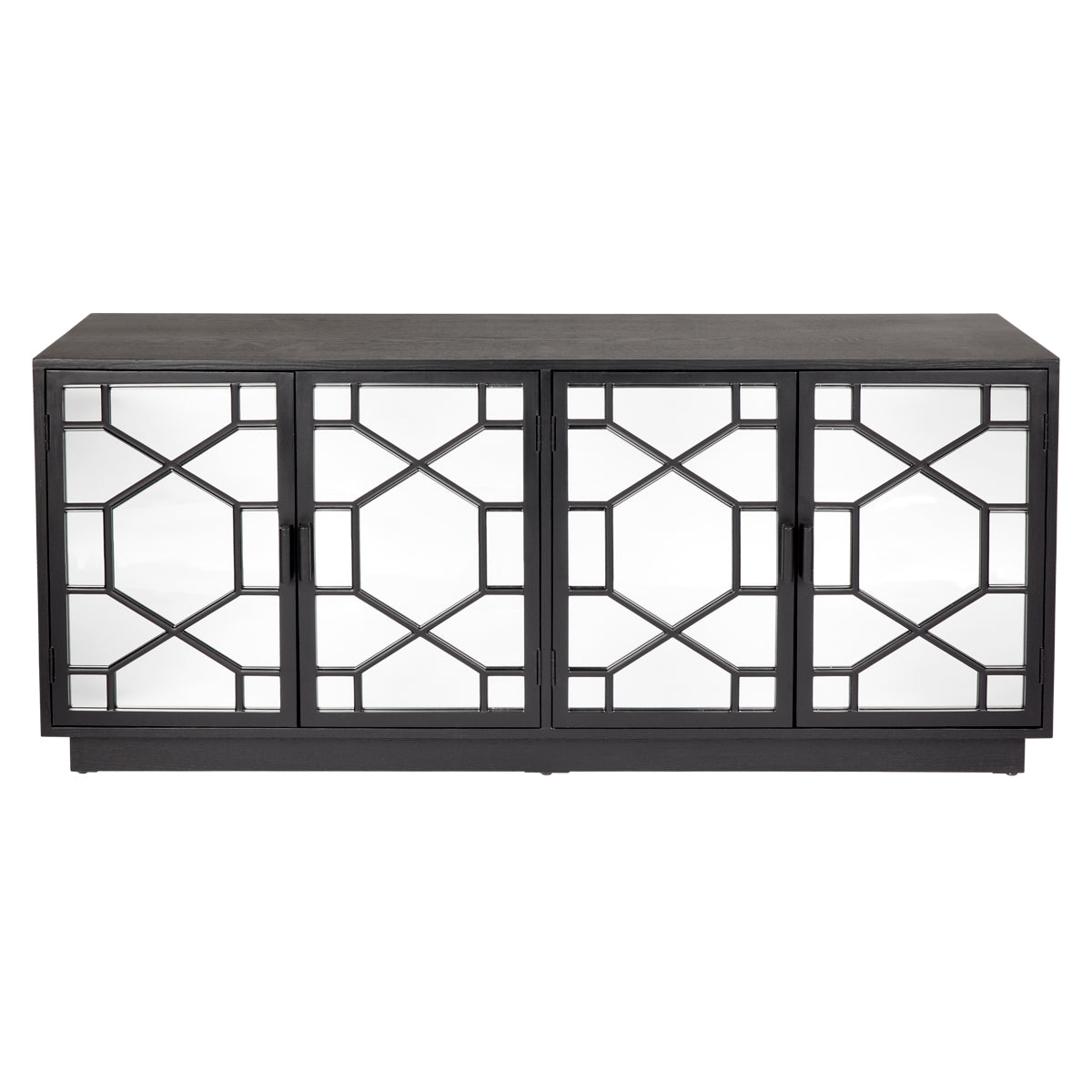 Pyke Mirrored Buffet - Black