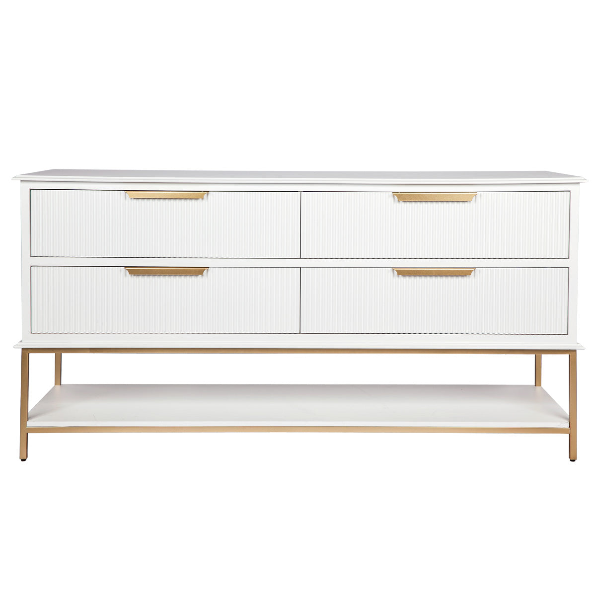 Aimee 4 Drawer Chest - White