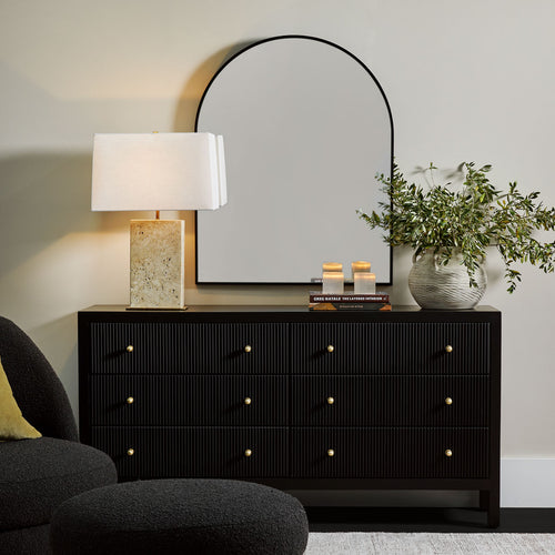 Archibald Wall Mirror - Black