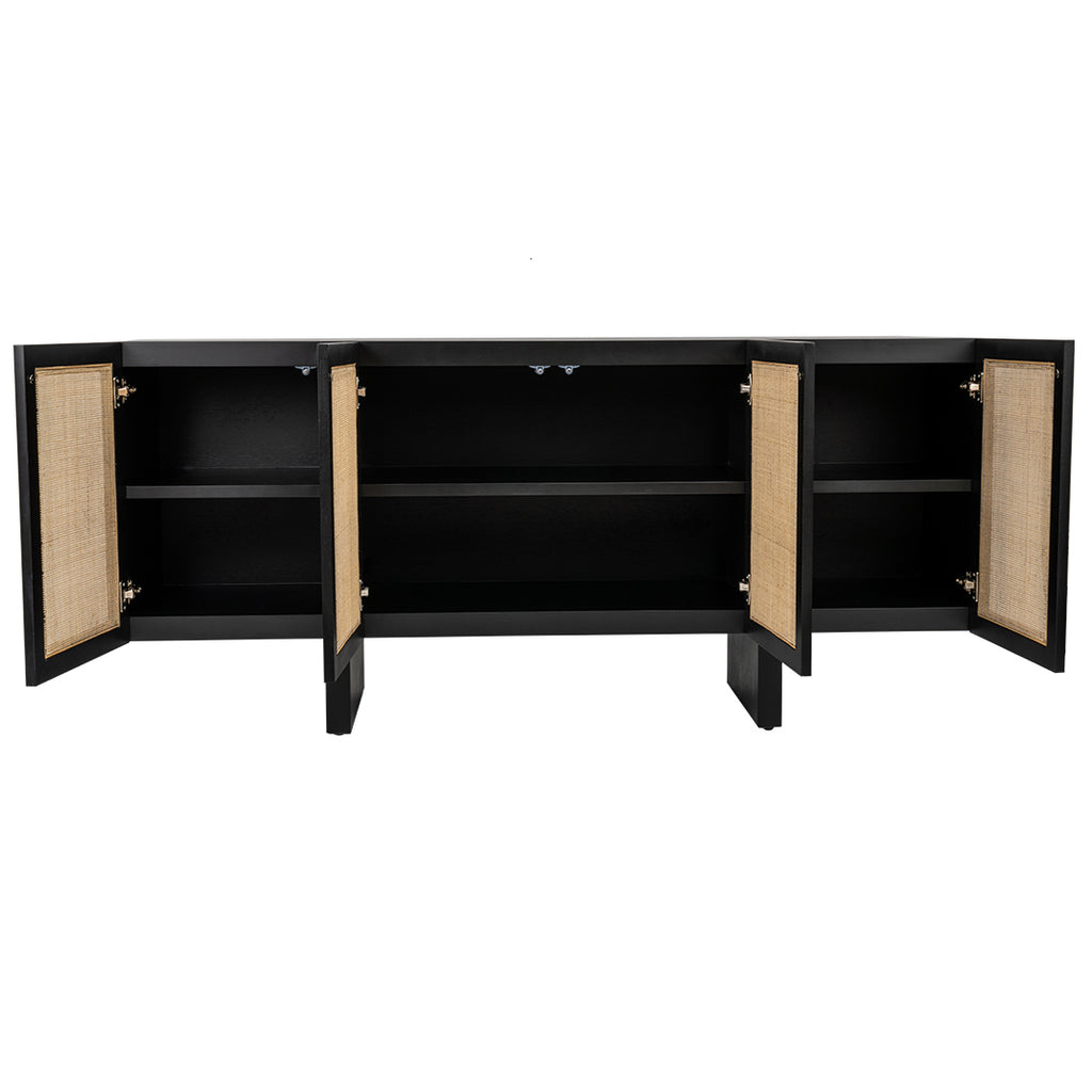 Fleetwood Rattan Buffet - Black