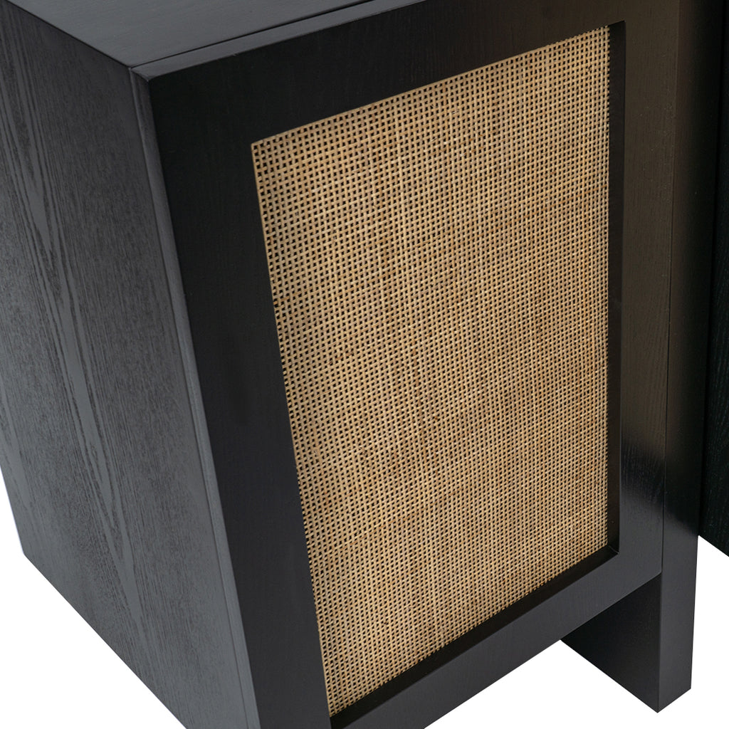 Fleetwood Rattan Buffet - Black