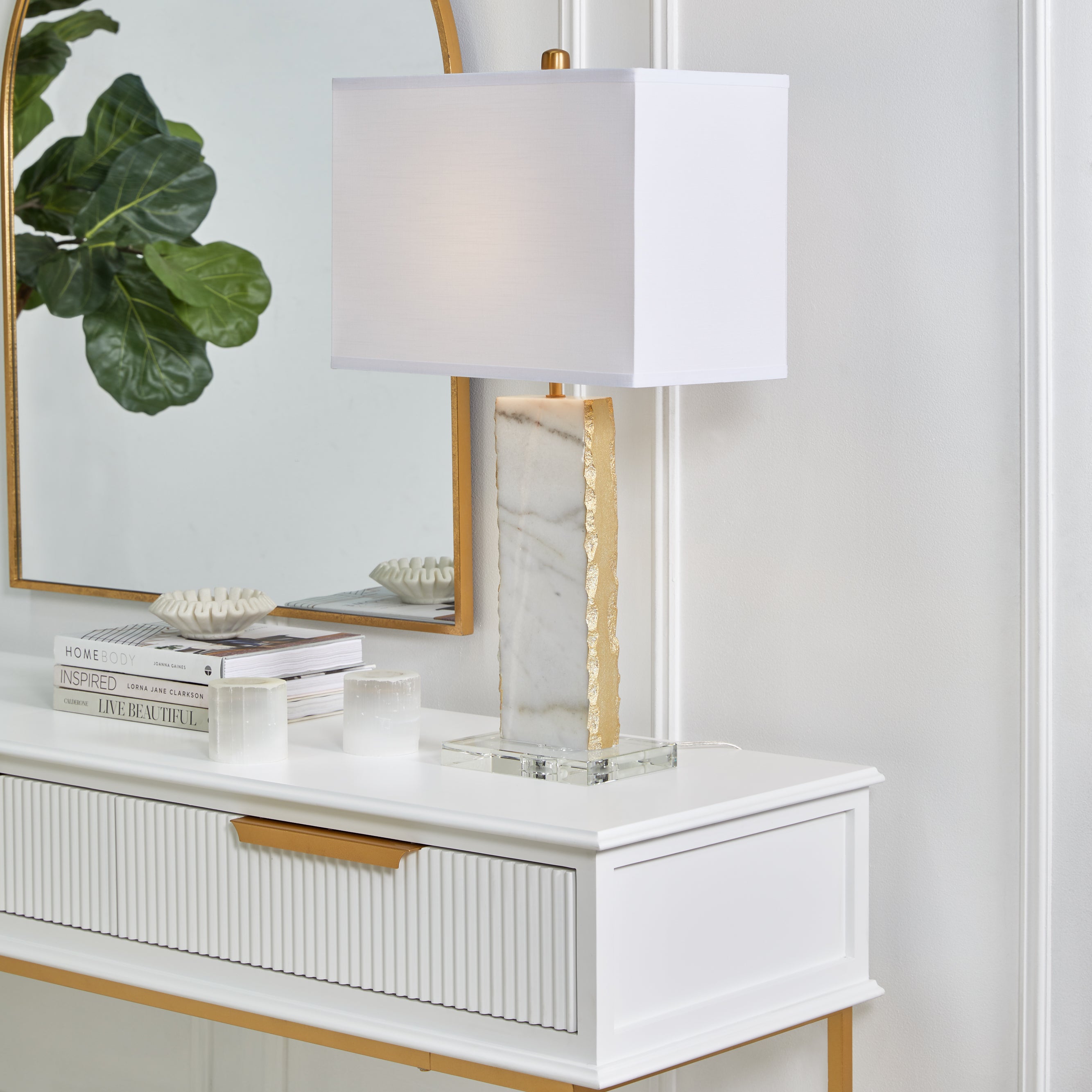 Benicia Marble Table Lamp