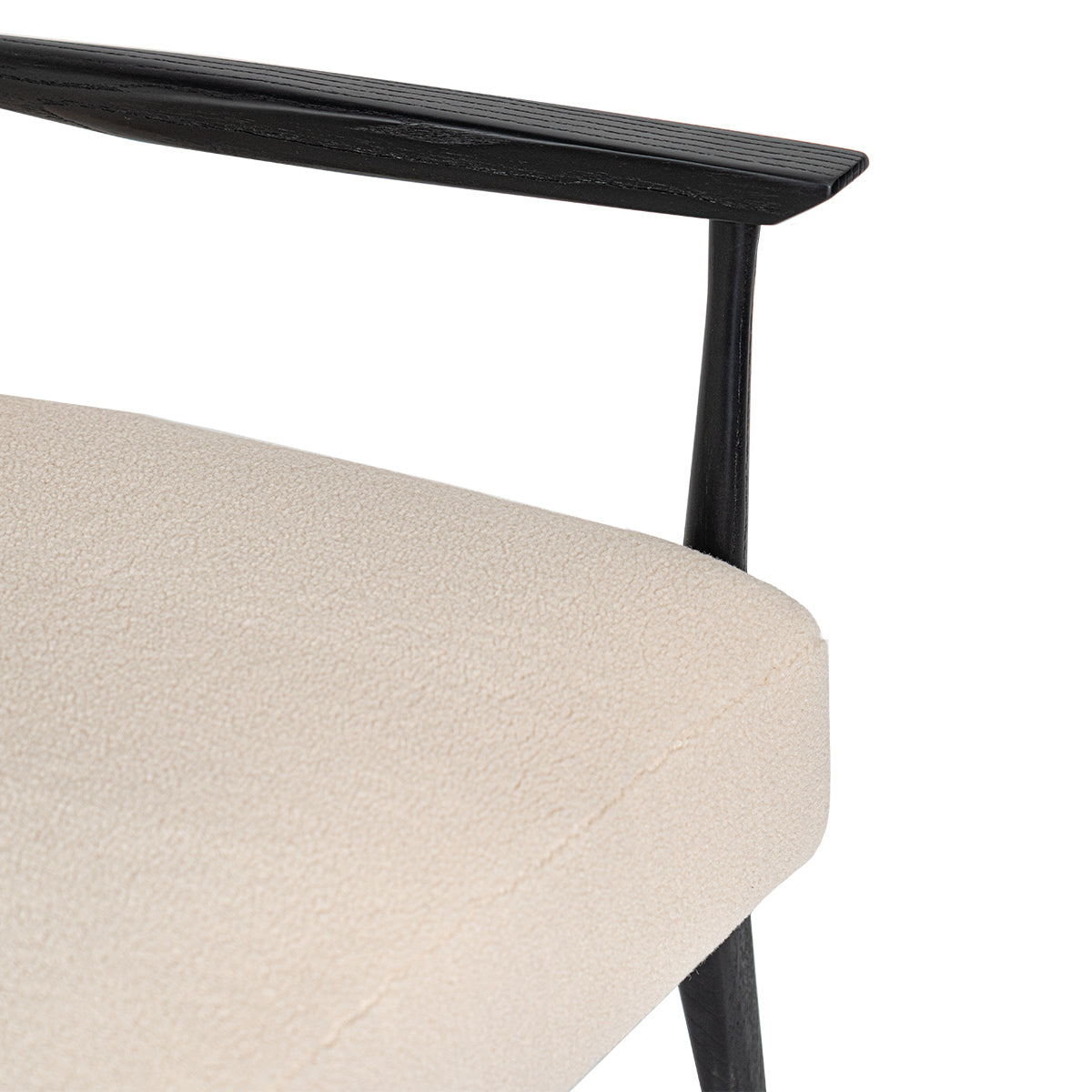 Mecca Arm Chair - Faux Lambs Wool Fur