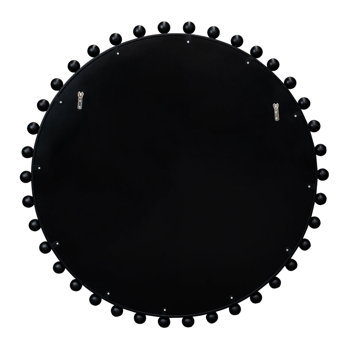 Birchgrove Round Wall Mirror - Black