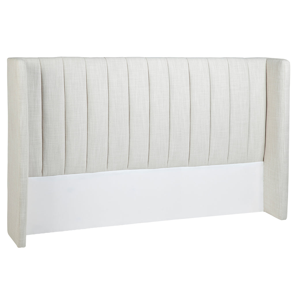 Central Park King Bedhead - Natural Linen