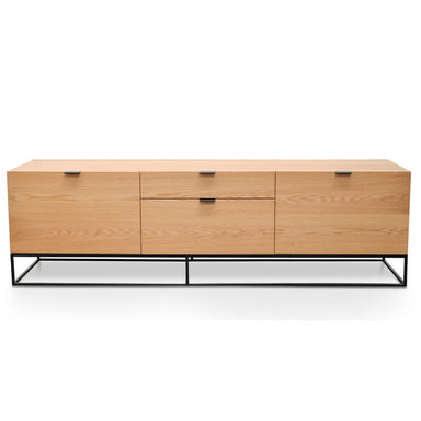180cm Entertainment TV Unit - Natural Oak