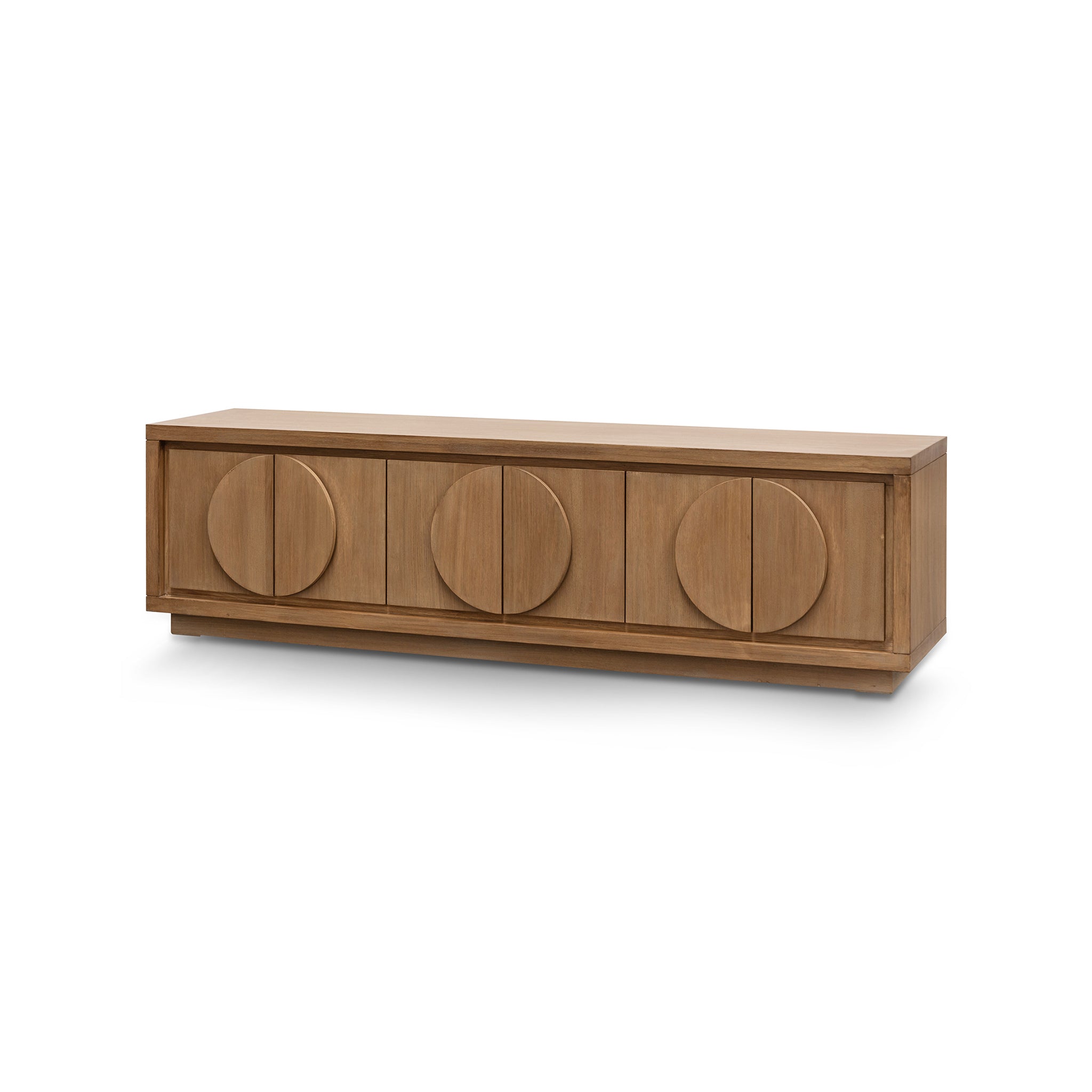 2m Entertainment TV Unit - Dusty oak