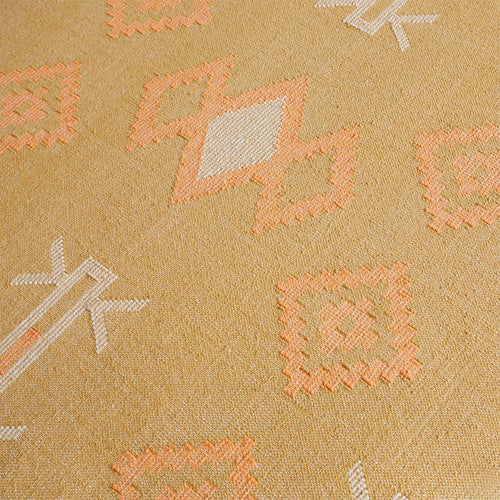 Brooklyn Round Ottoman - Mustard