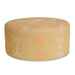 BROOKLYN ROUND OTTOMAN MUSTARD