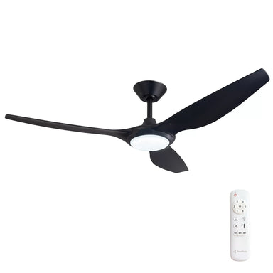 360 Fans Delta 56″ (142cm) Black 3 Blade DC Ceiling Fan