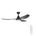 52″ (132cm) Black 3 Blade DC Ceiling Fan with 18W Dimmable LED