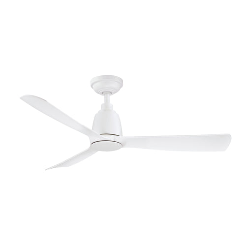 52″ (132cm) White 3 Blade DC Ceiling Fan & Remote Control