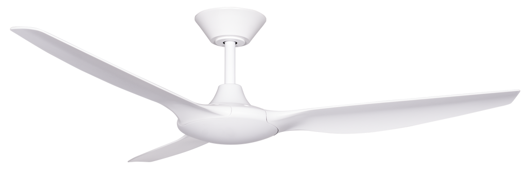 56″ (142cm) White 3 Blade DC Ceiling Fan & Remote Control