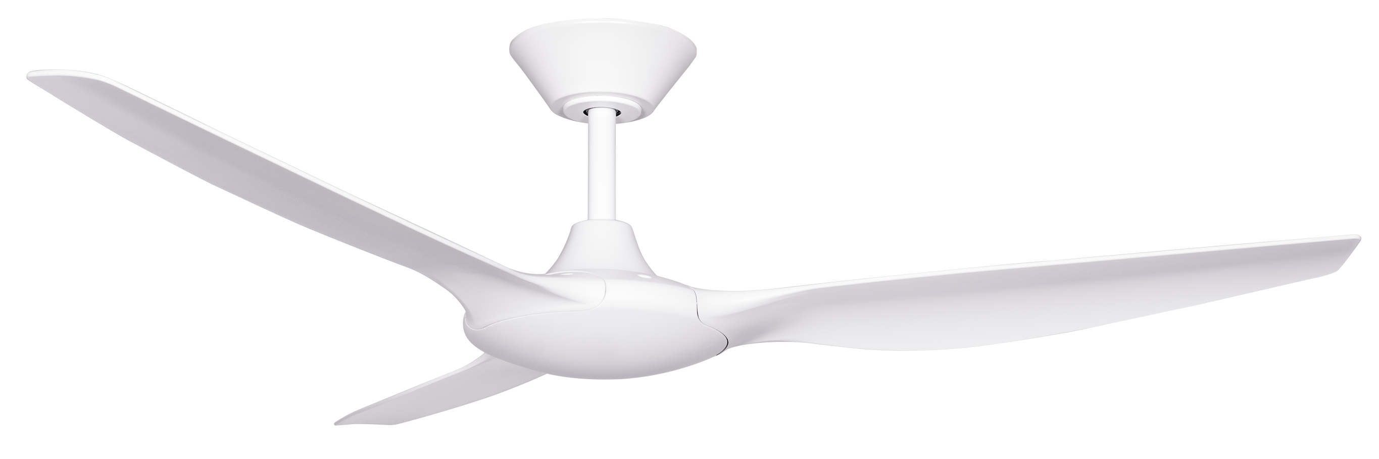 56″ (142cm) White 3 Blade DC Ceiling Fan & Remote Control