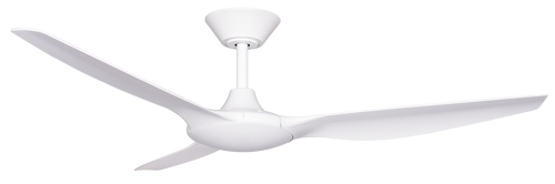 56″ (142cm) White 3 Blade DC Ceiling Fan & Remote Control