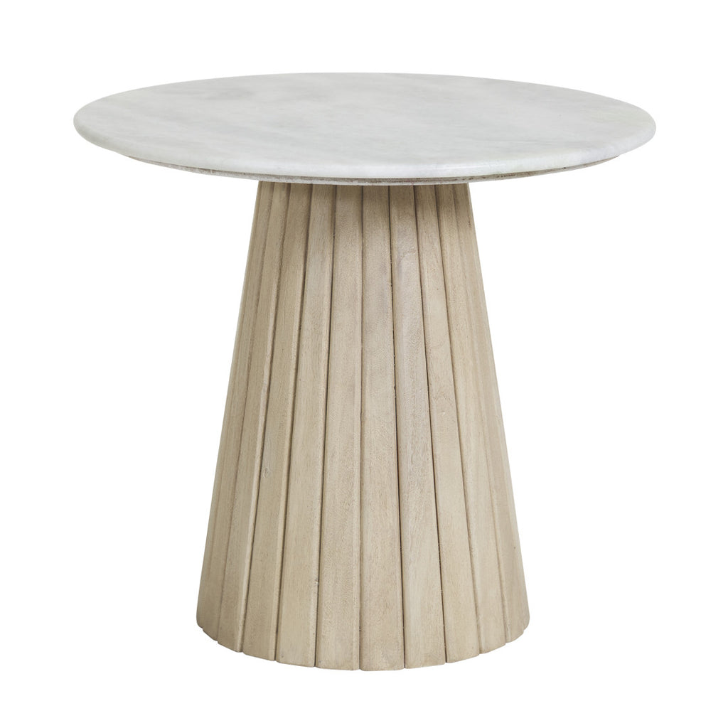 MELROSE MARBLE SIDE TABLE