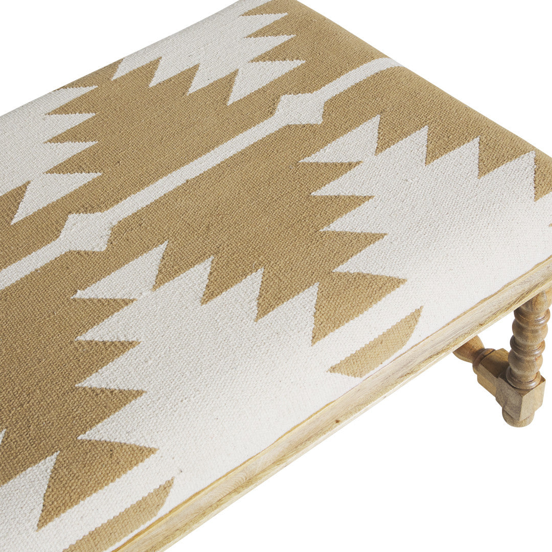 Bobbin Ottoman - Natural