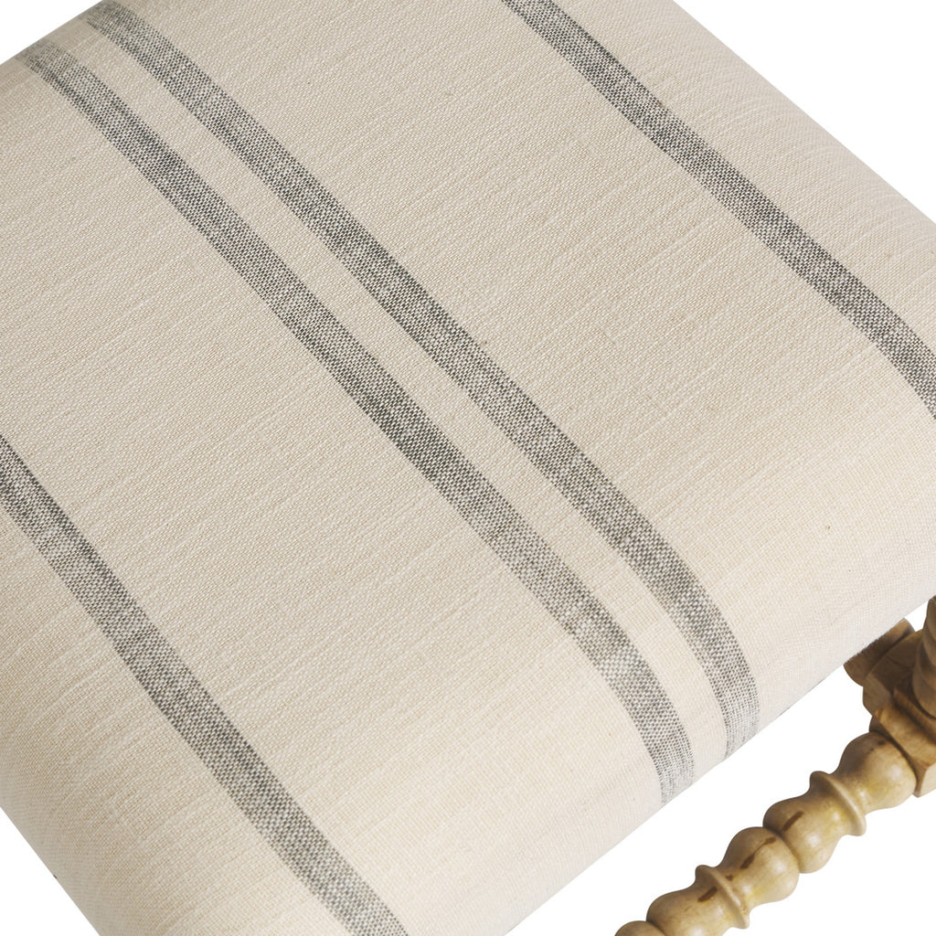 Bobbin Square Ottoman - Ocean