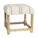 BOBBIN SQUARE OTTOMAN OCEAN