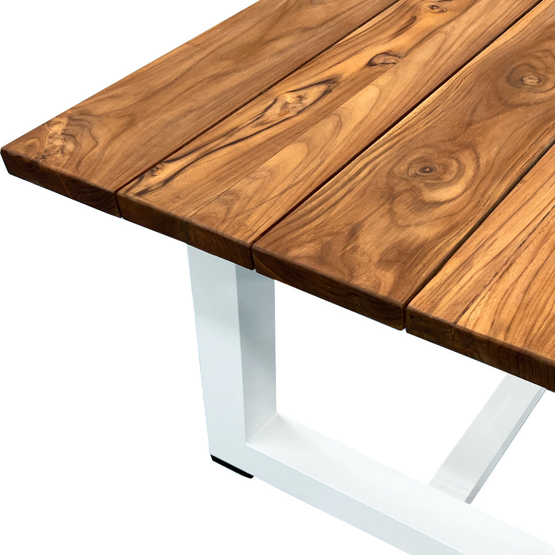 Catalina Baja Outdoor Dining Table 260W - White