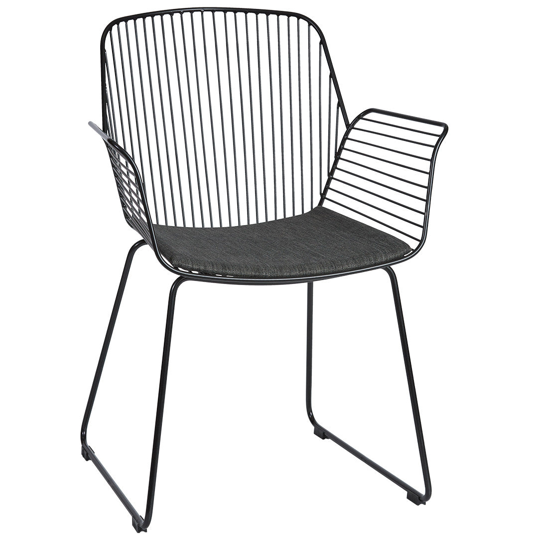 ALTO REBELLO ARMCHAIR BLACK