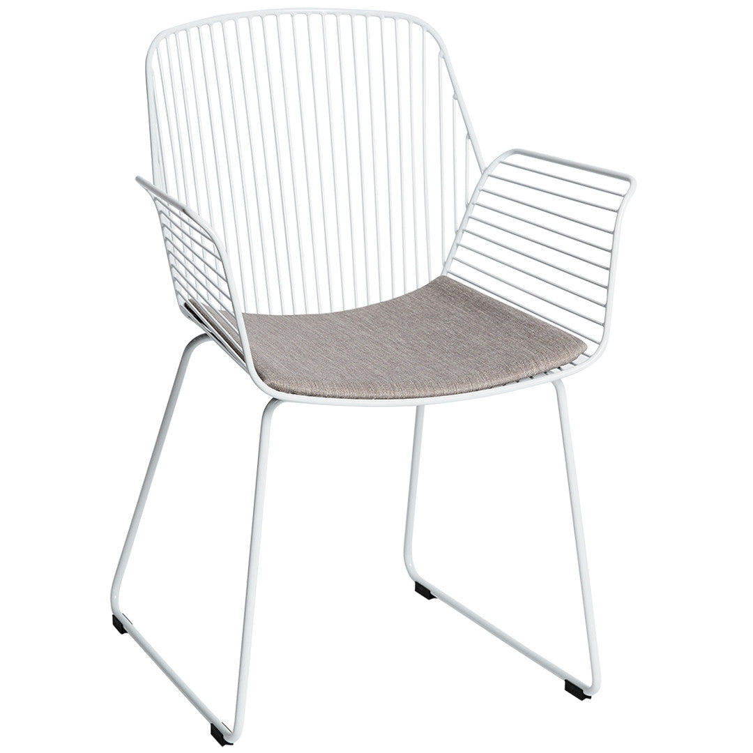 ALTO REBELLO ARMCHAIR WHITE