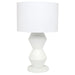 Abstract Table Lamp - White