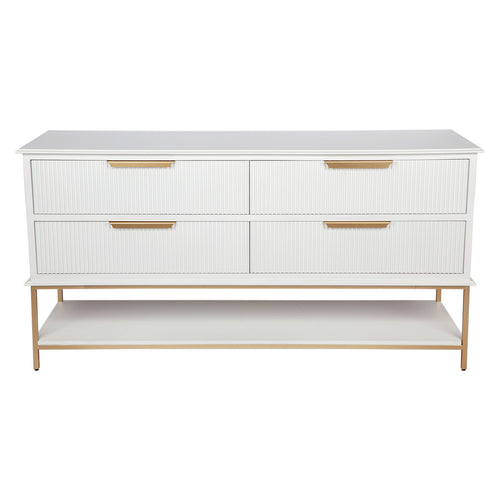 Aimee 4 Drawer Chest - White