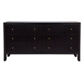 Ariana 6 Drawer Chest - Black