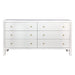 Ariana 6 Drawer Chest - White