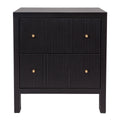 Ariana Bedside Table - Large Black