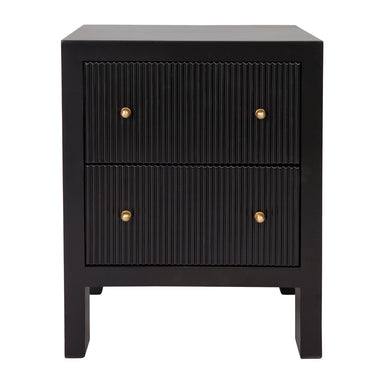 Ariana Bedside Table - Small Black