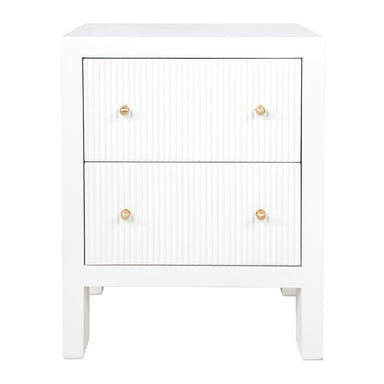 Ariana Bedside Table - Small White