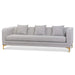 Ash Grey Boucle 3 Seater Sofa