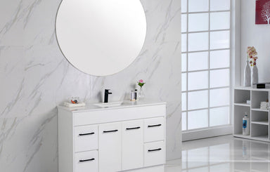 Aulic Rocky White Vanity