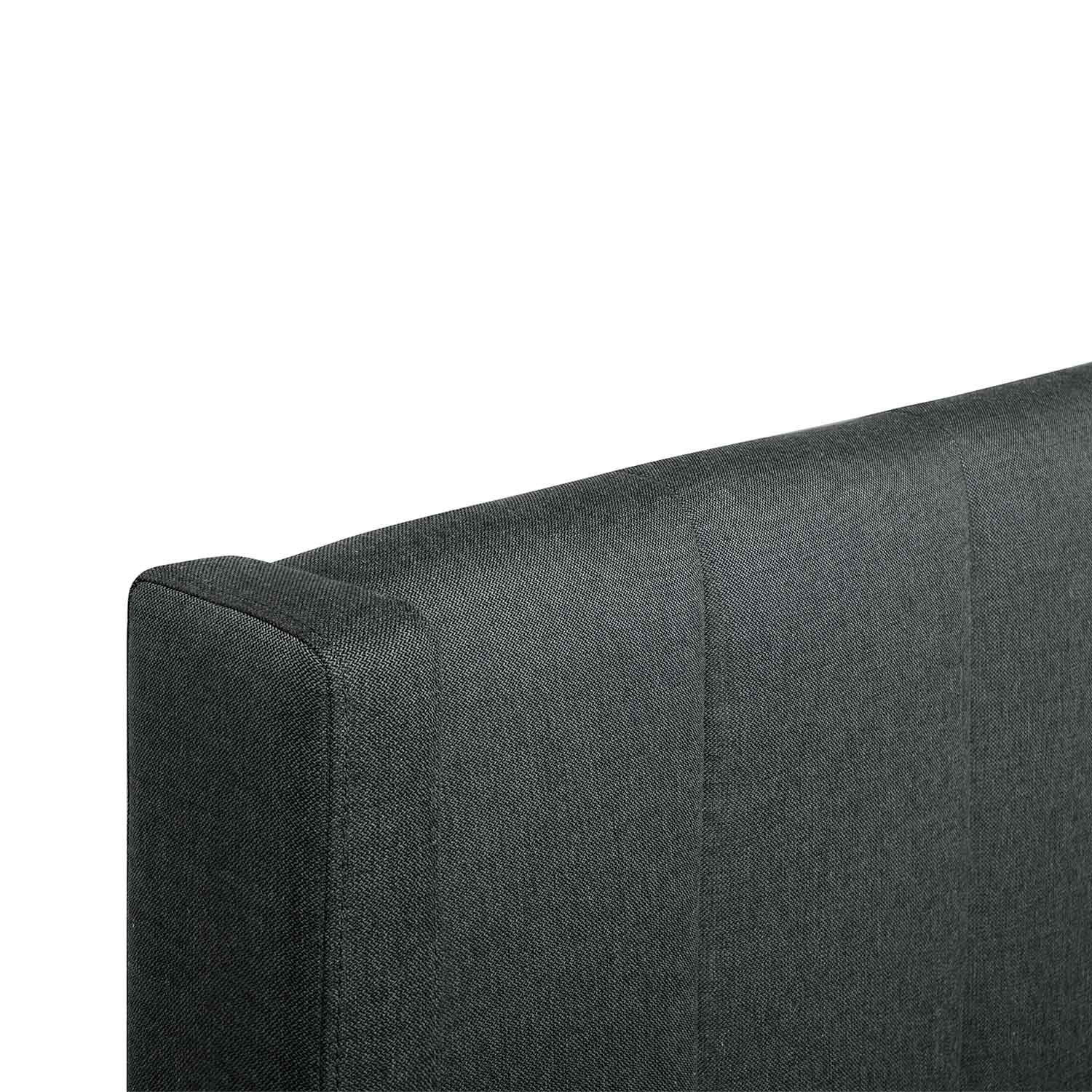Charcoal Grey King Bed with Storage